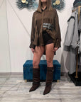 CAMICIONE FABIOLA - Marrone