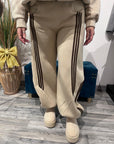 PANTALONE TUTA - Beige e Marrone