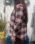 CAMICIONE QUADRI - ROSA