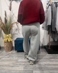 PANTALONE TUTA - Grigio e Rosso