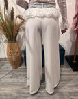 PANTALONE CAPRI - BIANCO