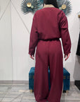 Tuta Velvet Bordeaux