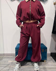 Tuta Velvet Bordeaux