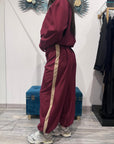 Tuta Velvet Bordeaux