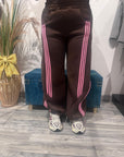 PANTALONE TUTA - Marrone e Rosa
