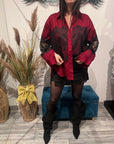 CAMICIA ROXANNE- BORDEAUX