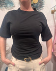 MAGLIA BASIC NERA