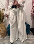 PANTALONE CAPRI - BIANCO